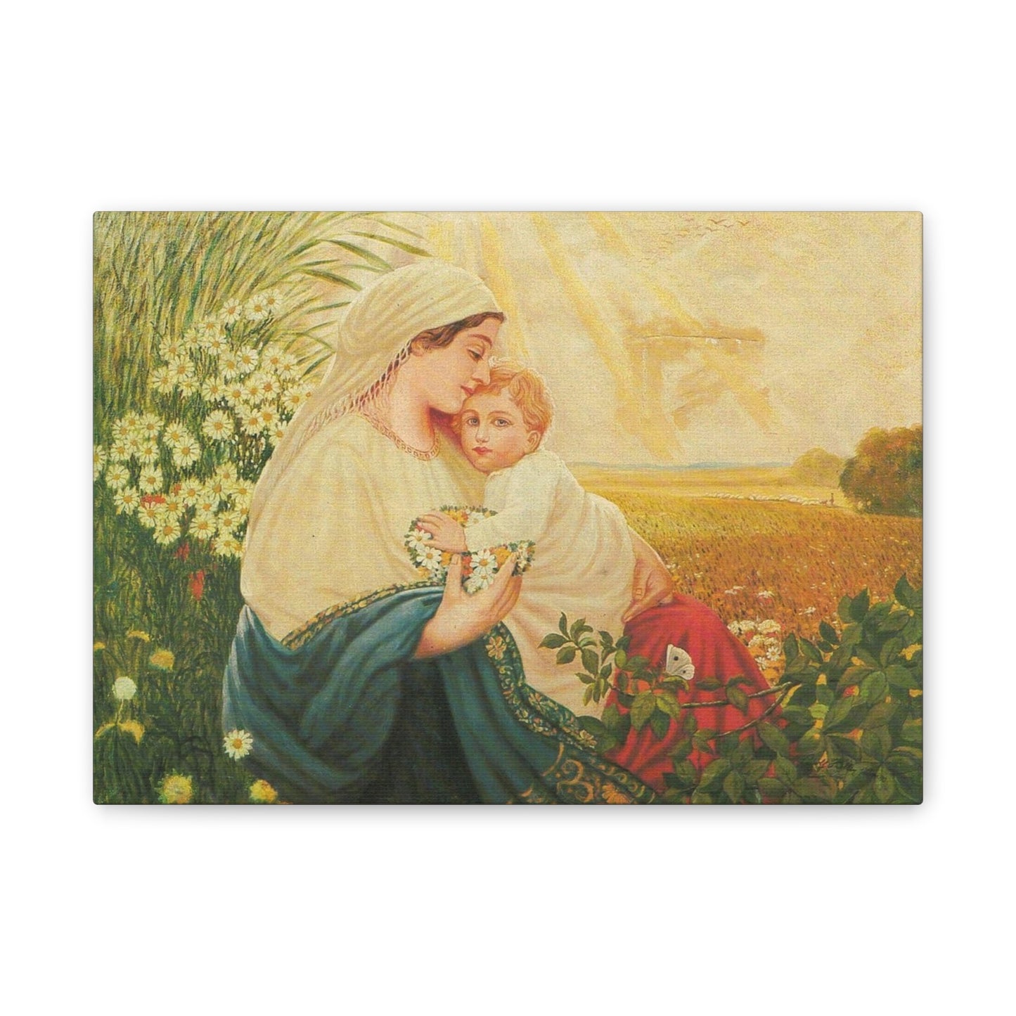 Mother Mary with the Holy Child Jesus Christ