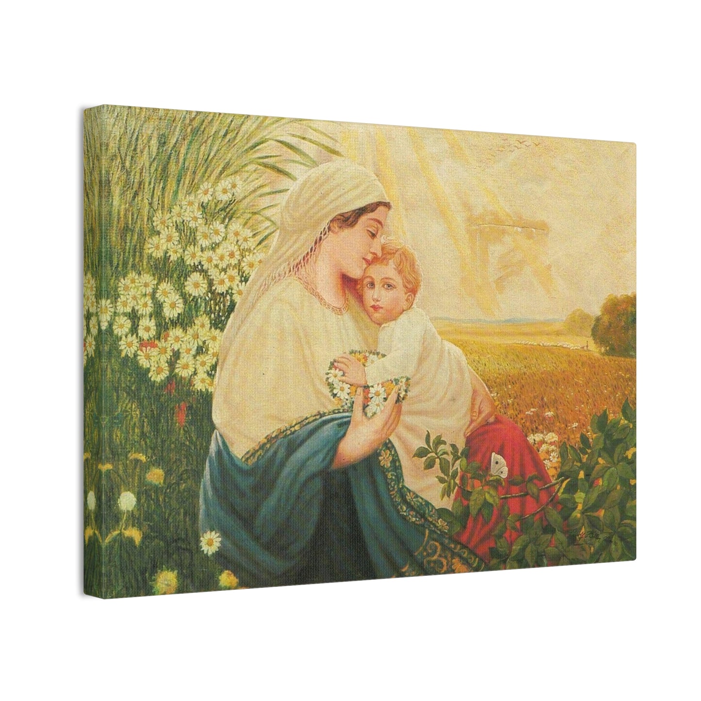 Mother Mary with the Holy Child Jesus Christ